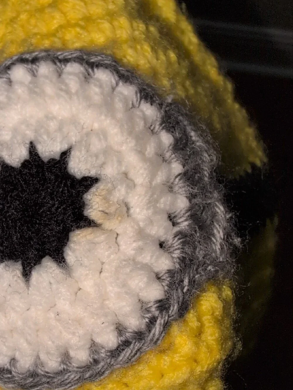 Hand-Crocheted Yellow Minion-Inspired Earflap Hat for Kids